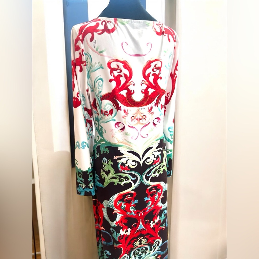 Emilio Pucci Firenze Maxi Vibrant Abstract Prints Dress 10 - Picture 5 of 17